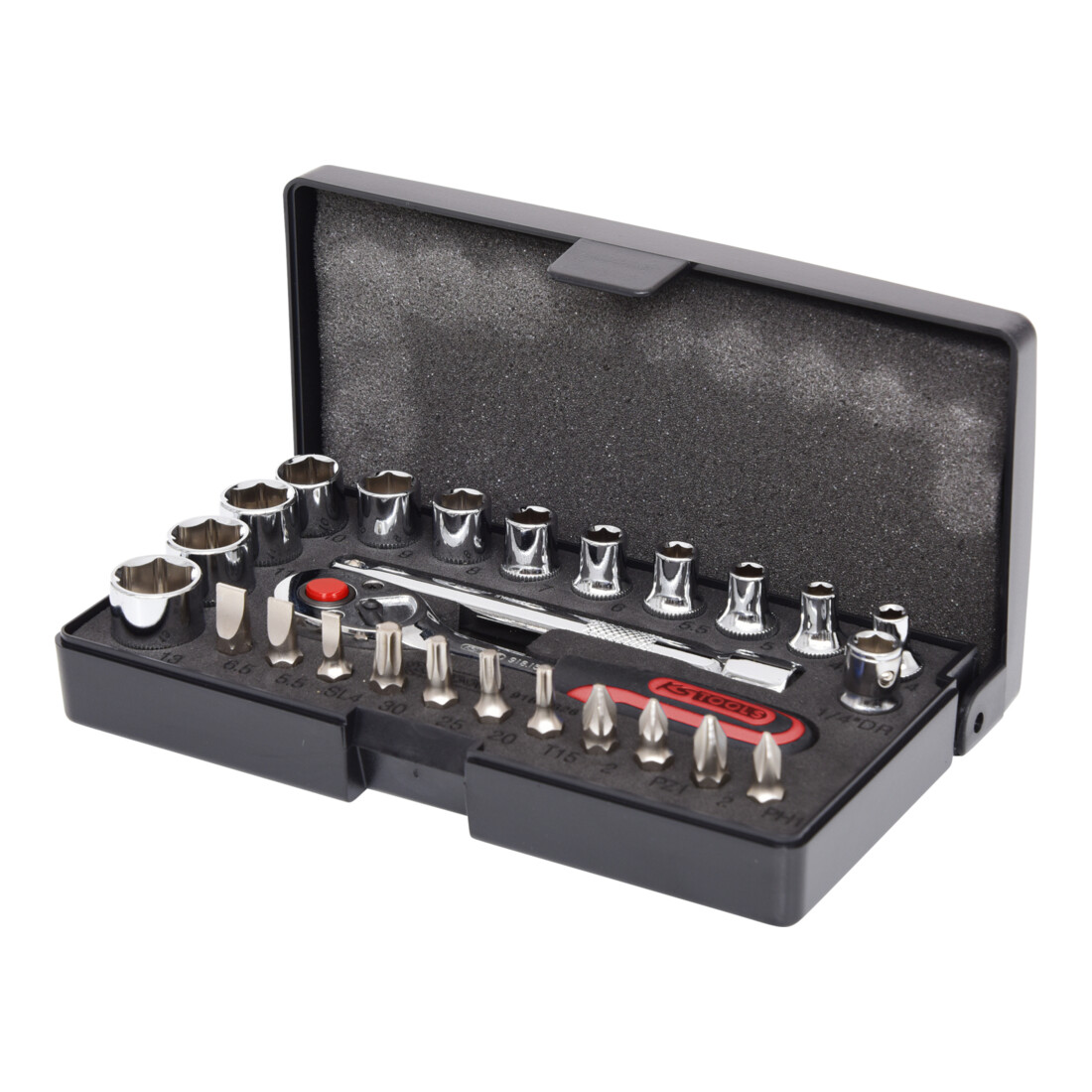 KS Tools Chiavi a bussola 1/4" CHROMEplus, 26pz.