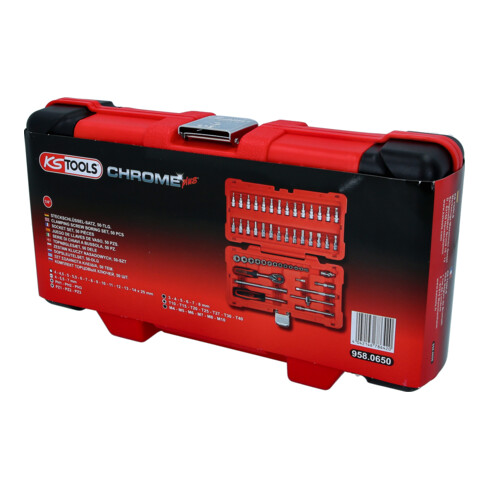 KS Tools Chiavi a bussola 1/4" CHROMEplus, 50pz.
