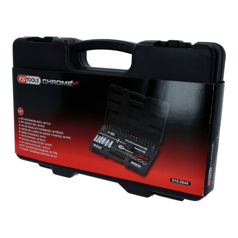 KS Tools Chiavi a bussola 3/8" CHROMEplus, 46pz.