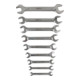 KS Tools Chiavi a forchetta doppie in acciaio inox, 9pz., inclinate-1