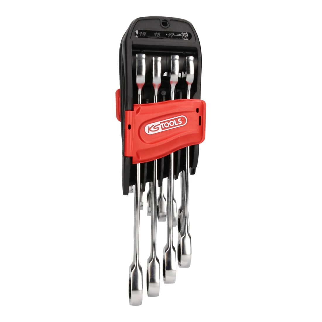 KS Tools Chiavi combinate a cricchetto GEARplus, 10pz.