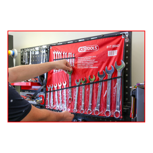 KS Tools Chiavi combinate, inclinate, 21pz., 6-32mm