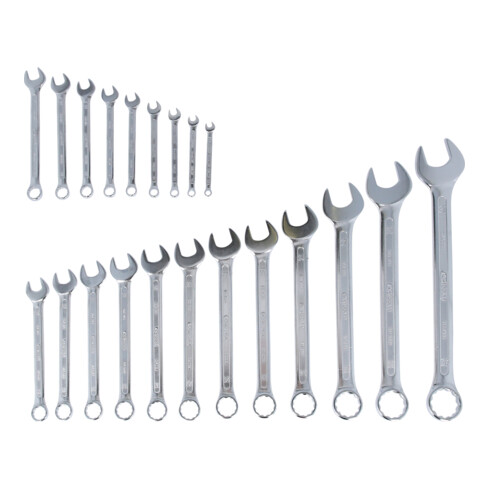 KS Tools Chiavi combinate, inclinate, 21pz., 6-32mm