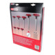 KS Tools Chiavi maschio esagonali ERGOTORQUEplus piegate, a testa sferica, con impugnatura a T, 8pz.-2