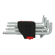 KS Tools Chiavi maschio piegate TX con foro, lunghe, 10pz., TB8-TB50-3