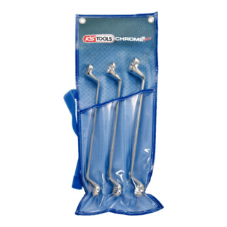 KS Tools Chiavi poligonali doppie CHROMEplus, 3pz.