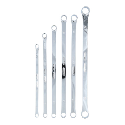 KS Tools Chiavi poligonali doppie CHROMEplus, XL, 6pz.