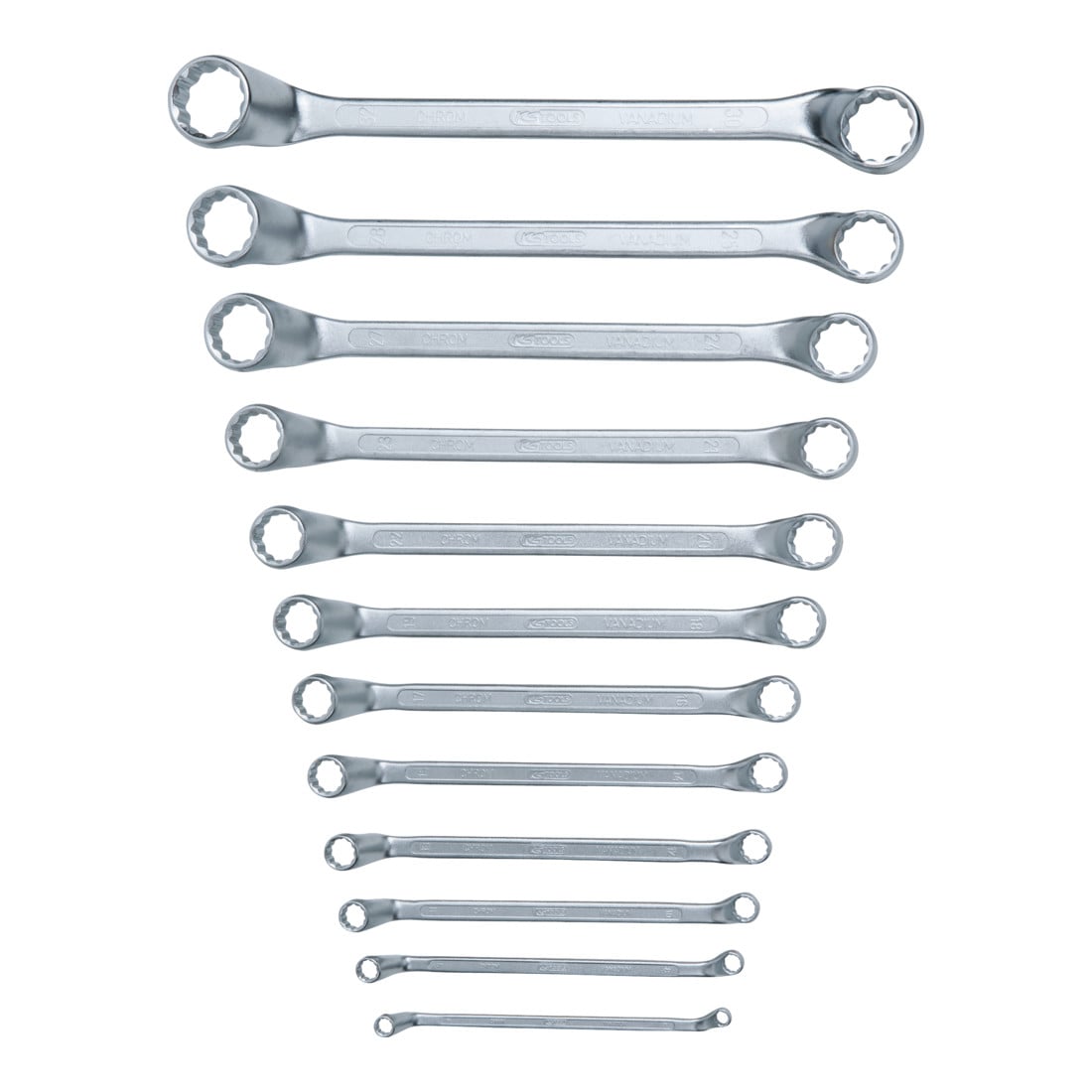 KS Tools Chiavi poligonali doppie CLASSIC a gomito, 12pz., 6-32mm