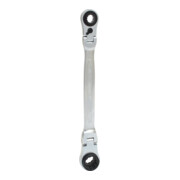 KS Tools Chiavi poligonali GEARplus a doppio snodo reversibili 4in1, 10x13-17x19mm-4