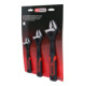 KS Tools Chiavi regolabili a rullino con impugnatura a 2 componenti CLASSIC, 3pz.-3