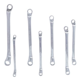 KS Tools CHROMEplus dubbele steeksleutelset, 7-delig