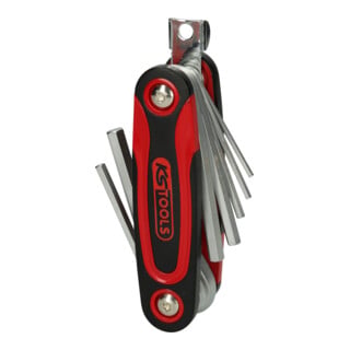 KS Tools CHROMEplus inbussleutel klaphouder,8 st.