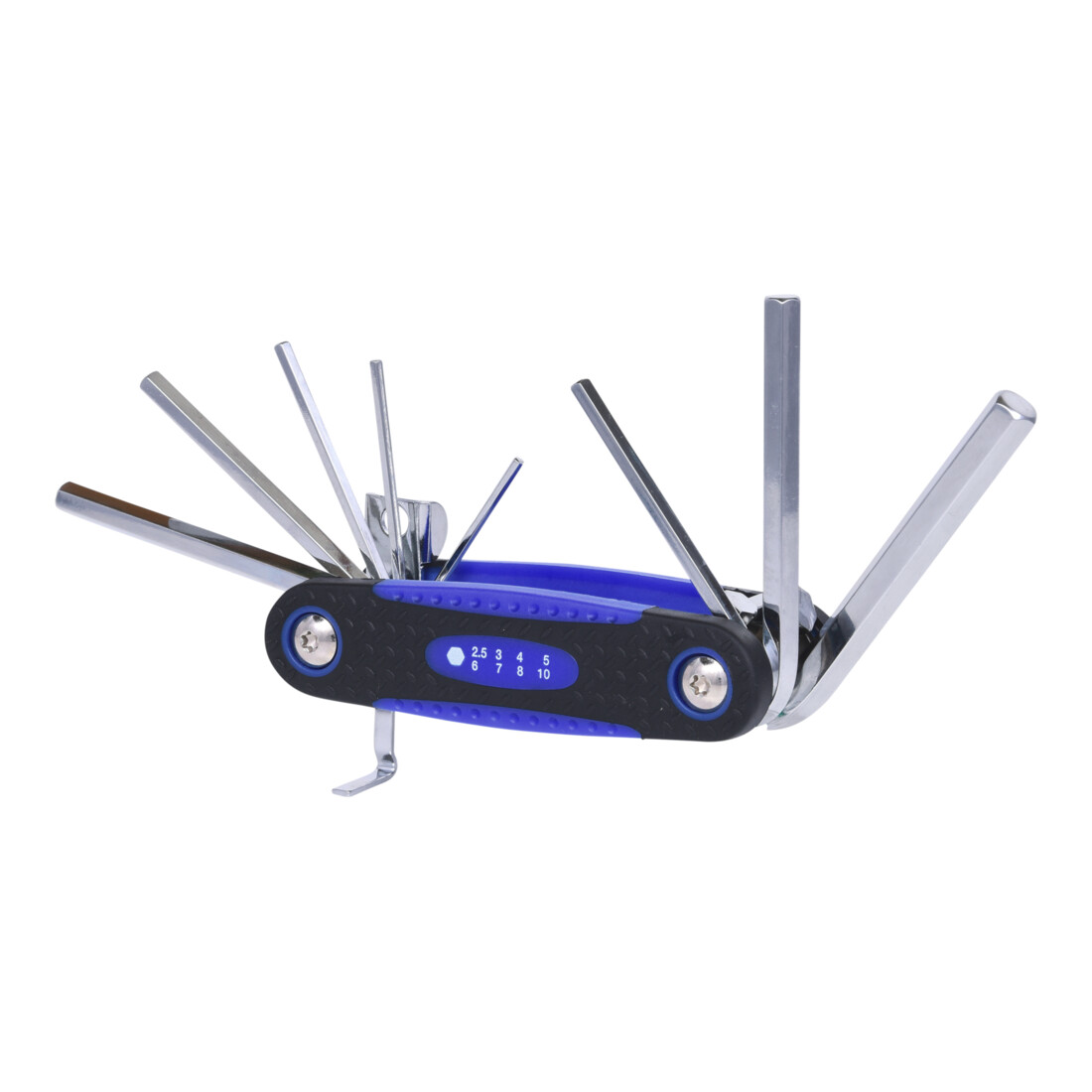 KS Tools CHROMEplus inbussleutel klaphouder,8 st.
