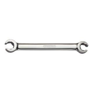 KS Tools CHROMEplus Offener Doppel-Ringschlüssel, abgewinkelt, 13x14mm