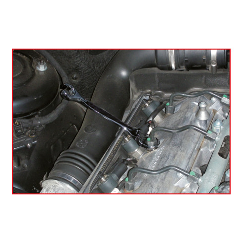 KS Tools CHROMEplus Offener Doppel-Ringschlüssel mit Gelenk