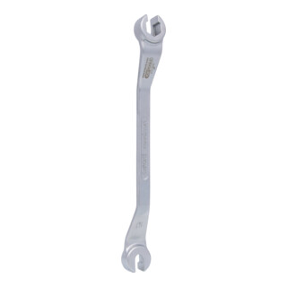 KS Tools CHROMEplus opengewerkte dubbele steeksleutel, gekarteld, 10x11mm