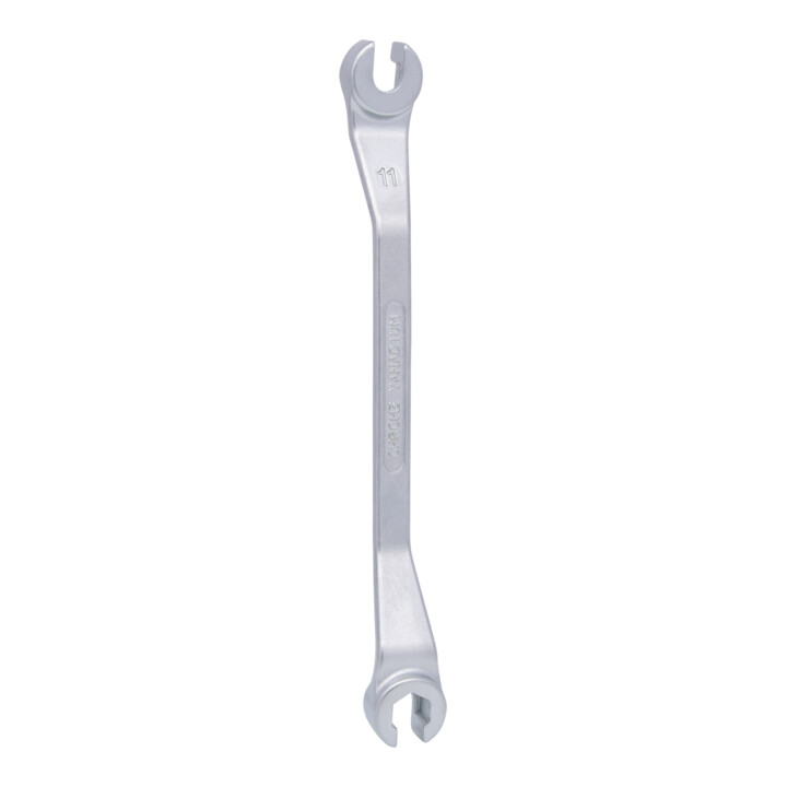 KS Tools CHROMEplus opengewerkte dubbele steeksleutel, gekarteld, 10x11mm