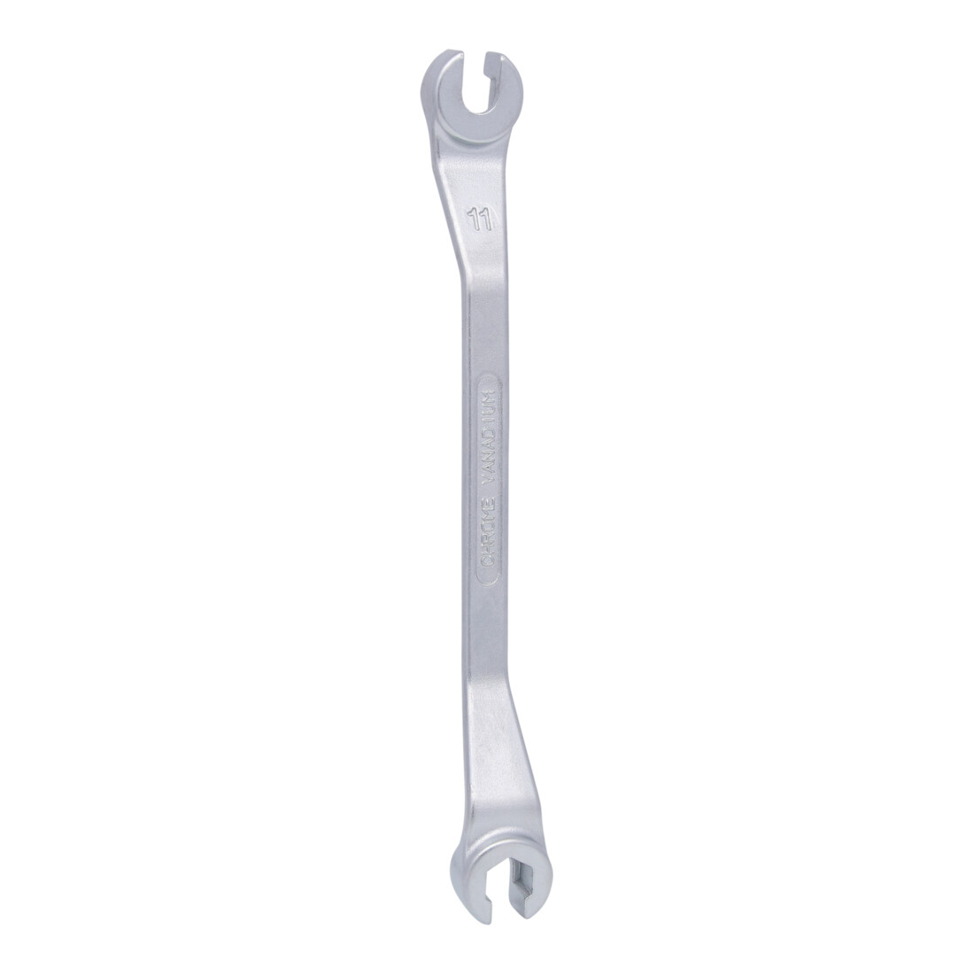 KS Tools CHROMEplus opengewerkte dubbele steeksleutel, gekarteld, 10x11mm