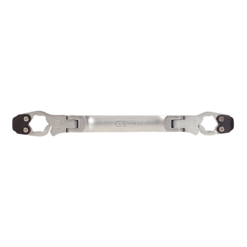 KS Tools CHROMEplus Ratschen-Schlüssel mit Gelenk, 14x15mm
