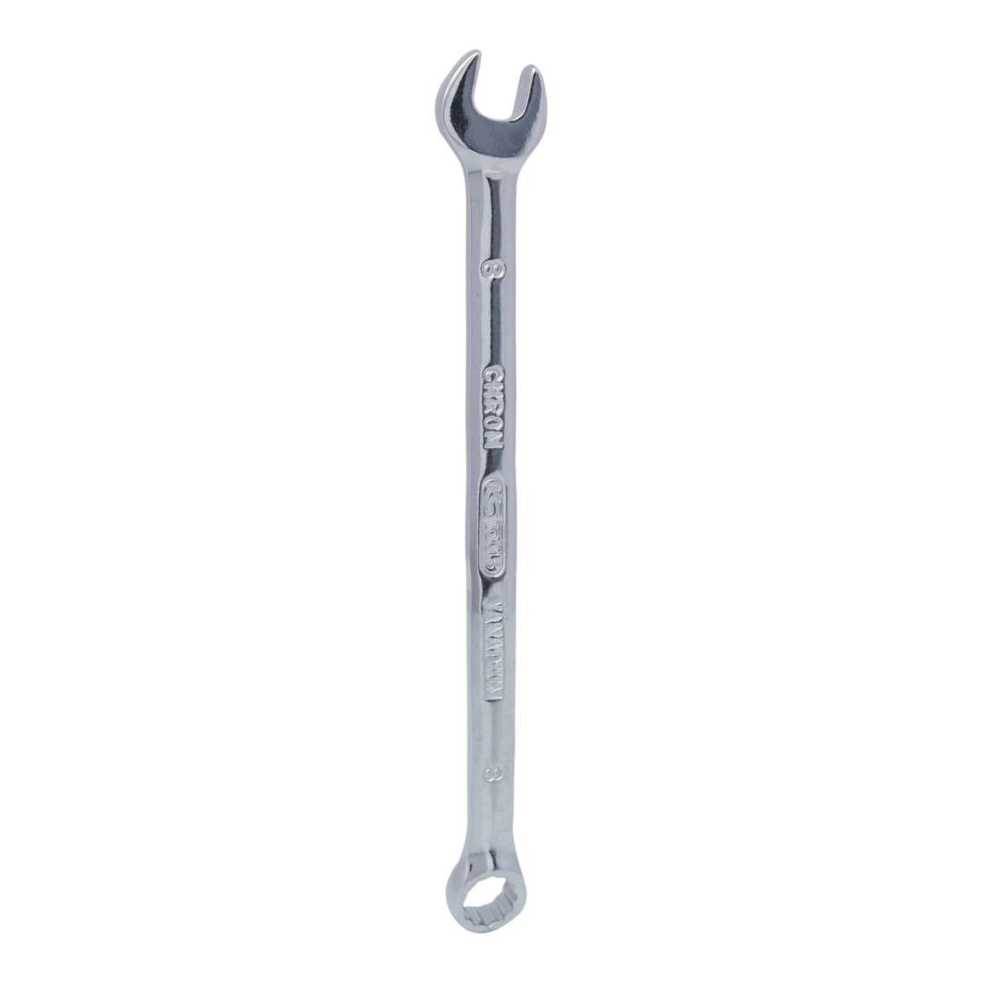 KS Tools CHROMEplus Ringmaulschlüssel, abgewinkelt, 8mm