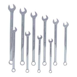 KS Tools CHROMEplus Ringmaulschlüssel-Satz, XL, 10-teilig