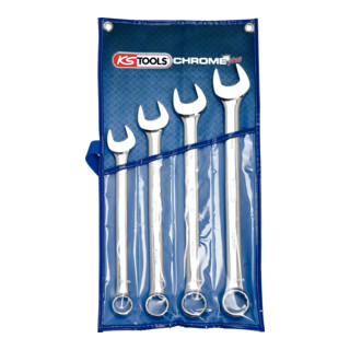KS Tools CHROMEplus ringsteeksleutelset, haaks, 4-delig
