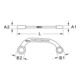 KS Tools CHROMEplus start- en bloksleutel, 10x12mm