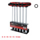 KS Tools CHROMEplus T-greep moeraanzetter set, 6 stuks, 6-14mm