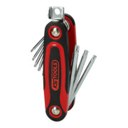 KS Tools CHROMEplus TX haakse steeksleutel vouwhouder, 8 stuks-4
