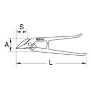 KS Tools Cisaille BERYLLIUMplus, 280 mm-3