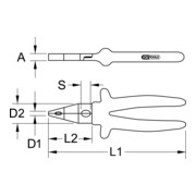KS Tools CLASSIC 1000V combinatietang-3