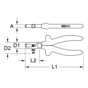 KS Tools CLASSIC 1000V draadafstriptang-4