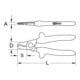 KS Tools CLASSIC 1000V Einhand-Kabelschneider, 165 mm Arbeitskopf beschichtet