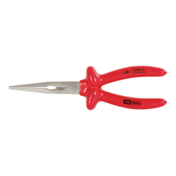 KS Tools CLASSIC 1000V Flachrundzange, 200mm