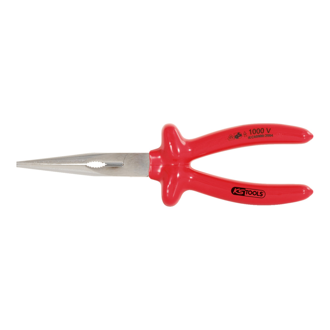 KS Tools CLASSIC 1000V Flachrundzange, 200mm