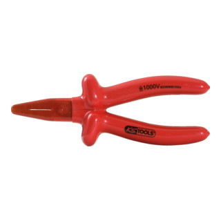 KS Tools CLASSIC 1000V Flachzange, beschichteter Arbeitskopf, 160mm