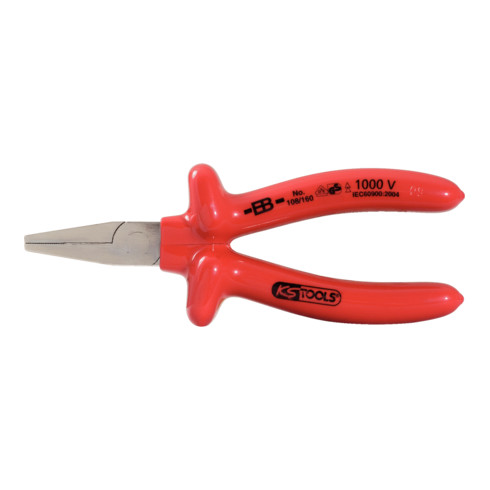KS Tools CLASSIC 1000V platbektang, korte bek, 160mm