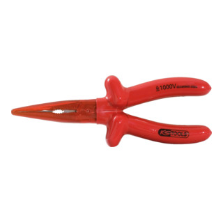 KS Tools CLASSIC 1000V platte ronde neus tang gecoate werkkop 200mm