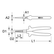 KS Tools CLASSIC 1000V Rundzange, 160mm-4
