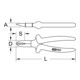 KS Tools CLASSIC 1000V Einhand-Kabelschneider, Arbeitskopf beschichtet-3
