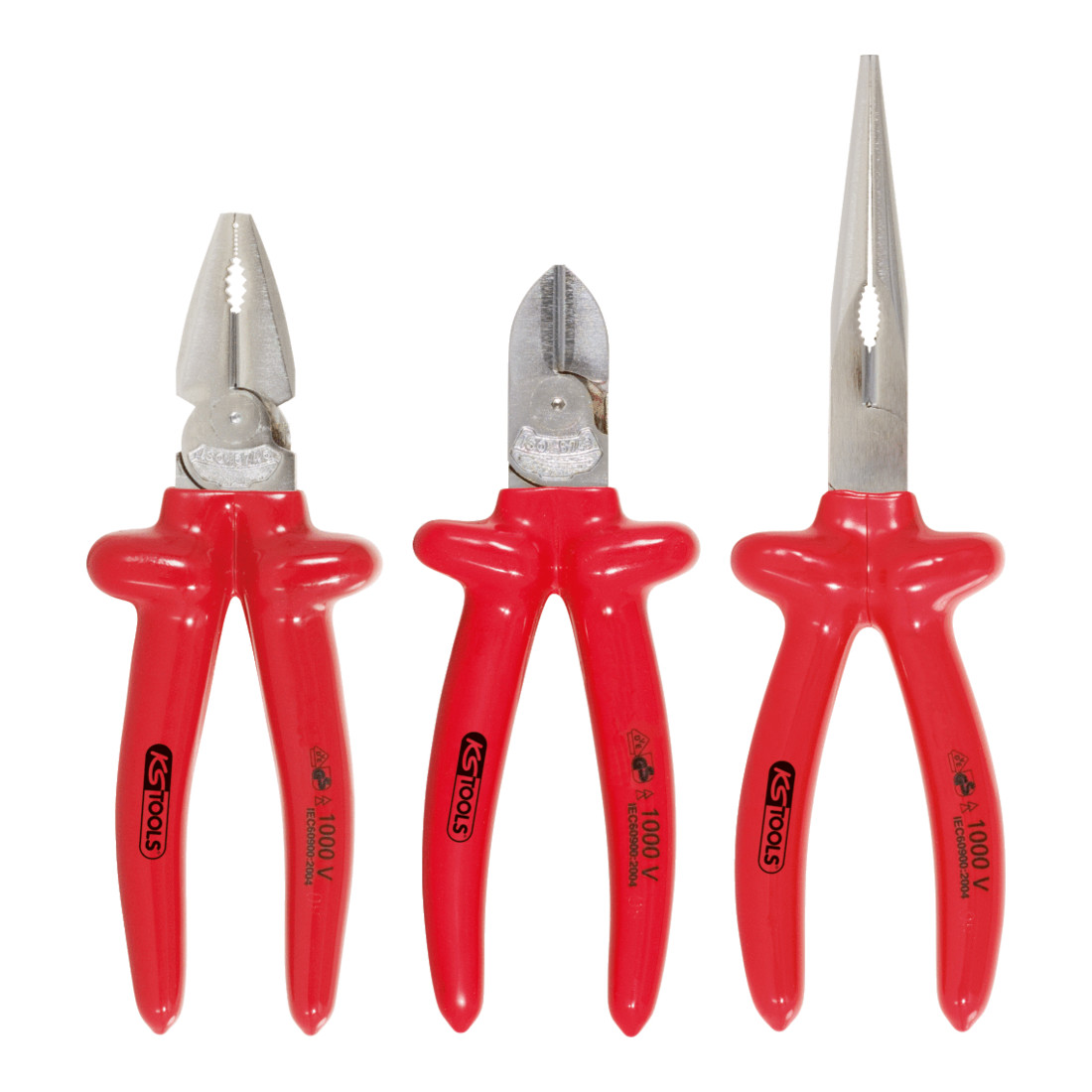 KS Tools CLASSIC 1000V Zangen-Satz, 3-teilig