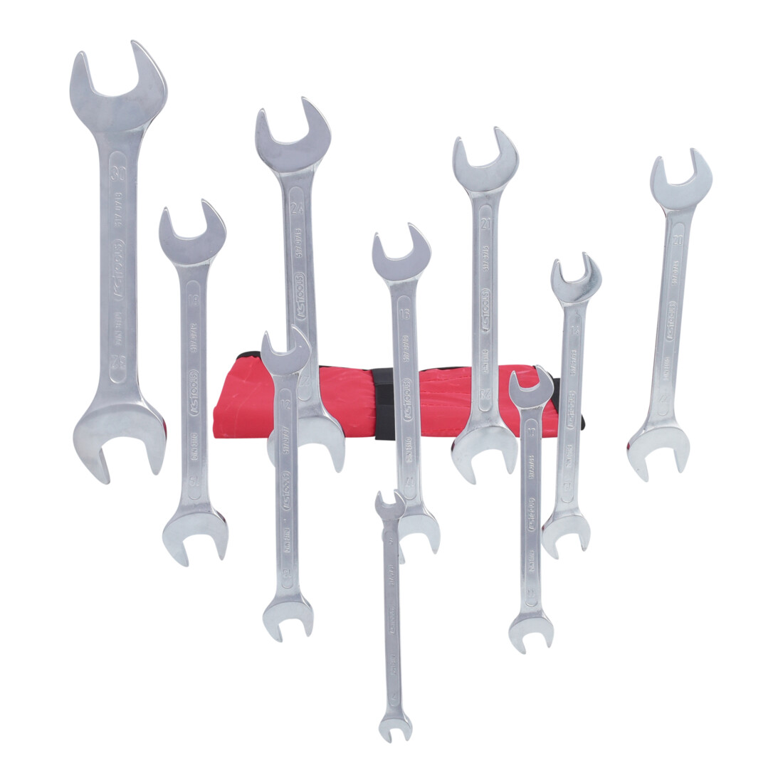 KS Tools CLASSIC Doppel-Maulschlüssel-Satz, 11-teilig, 6x7-30x32mm
