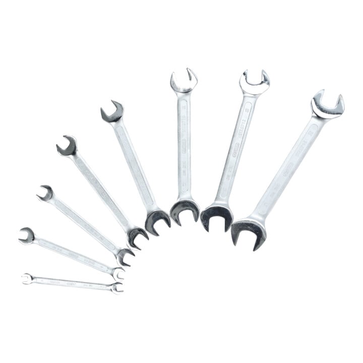 KS Tools CLASSIC Doppel-Maulschlüssel-Satz, 8-tlg., 6x7-20x22mm
