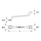 KS Tools CLASSIC Doppel-Ringschlüssel, gekröpft, 3/8x7/16"-3