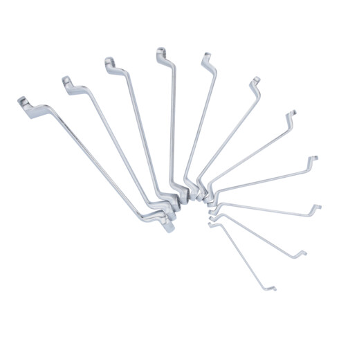 KS Tools CLASSIC Doppel-Ringschlüssel-Satz, gekröpft, 11-teilig 6-32mm