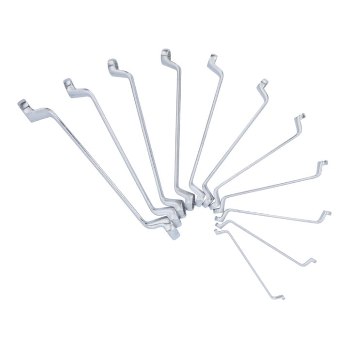 KS Tools CLASSIC dubbele dopsleutelset, gekarteld, 11 delig 6-32mm