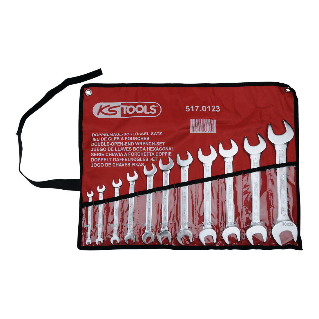 KS Tools CLASSIC dubbele steeksleutelset, 11-delig, 6x7-30x32mm