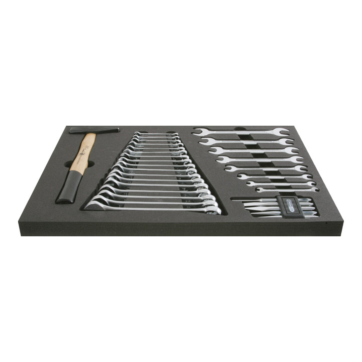 KS Tools CLASSIC Jeu de clés et marteaux, métriques, 31 pièces dans un insert système 1/1