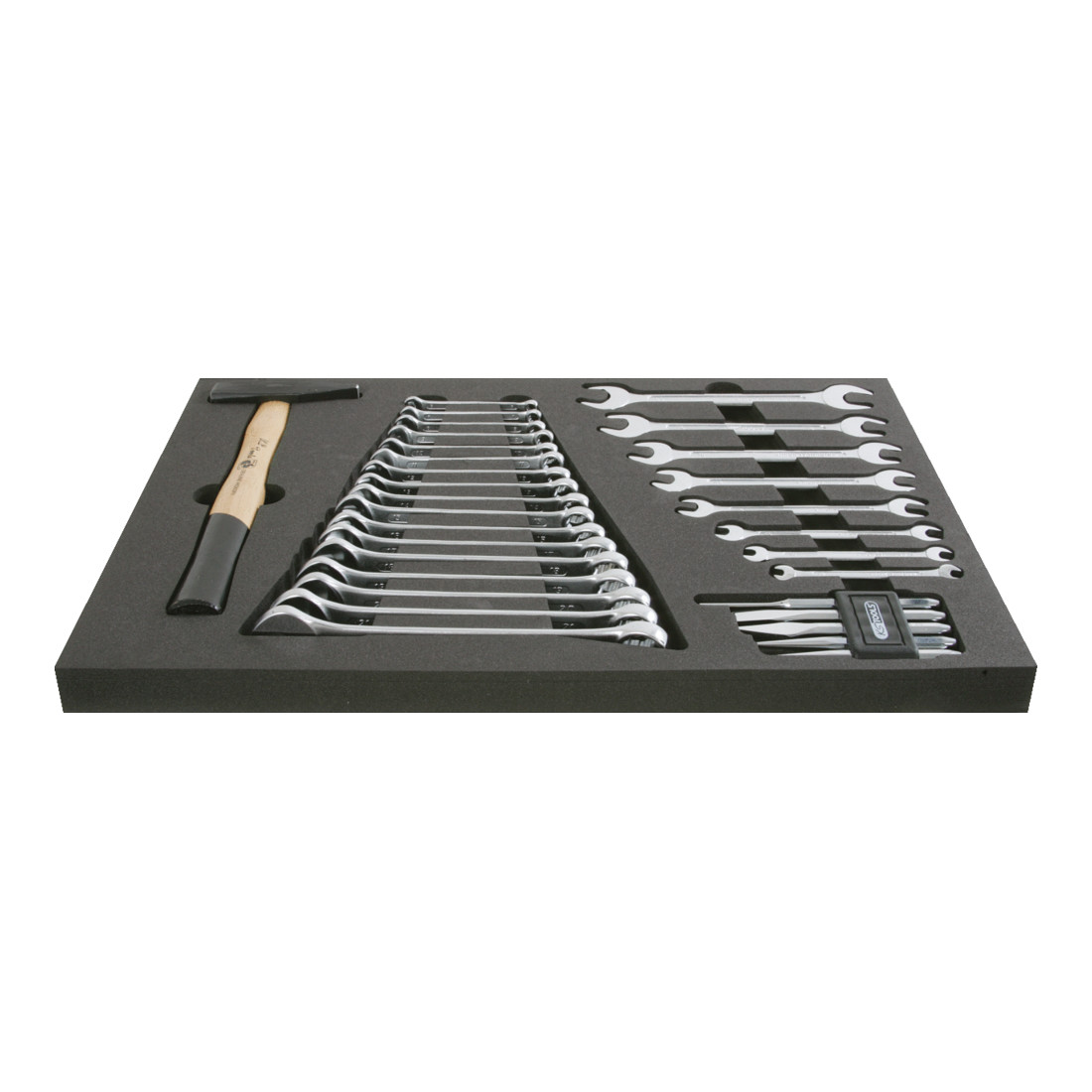 KS Tools CLASSIC Jeu de clés et marteaux, métriques, 31 pièces dans un insert système 1/1