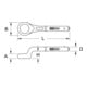 KS Tools CLASSIC opsteek ringsleutel, gekarteld, 1,1/2"